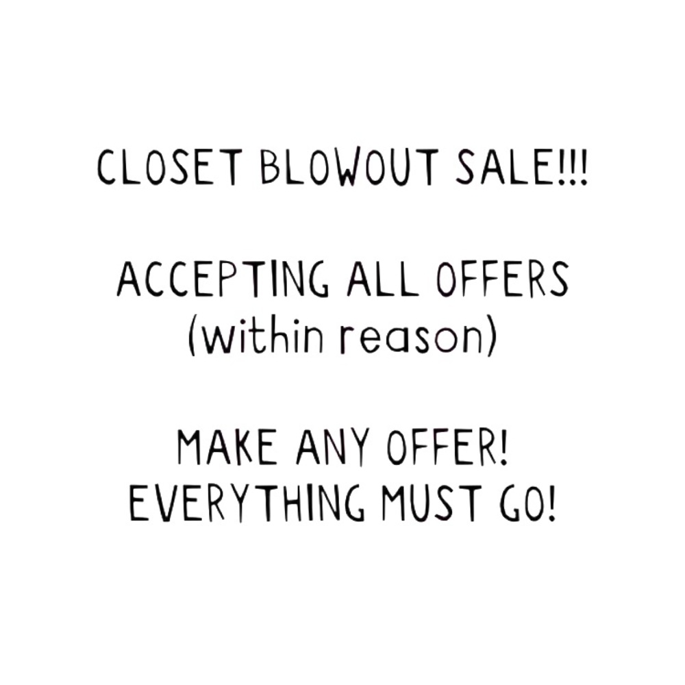 ✨ everything not sold in 30days will be thrown out